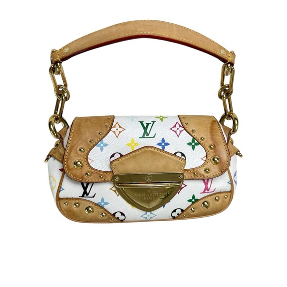 💖AUTHENTIC Louis Vuitton Marilyn Bag White Multicolor Monogram - Picture 4 of 16